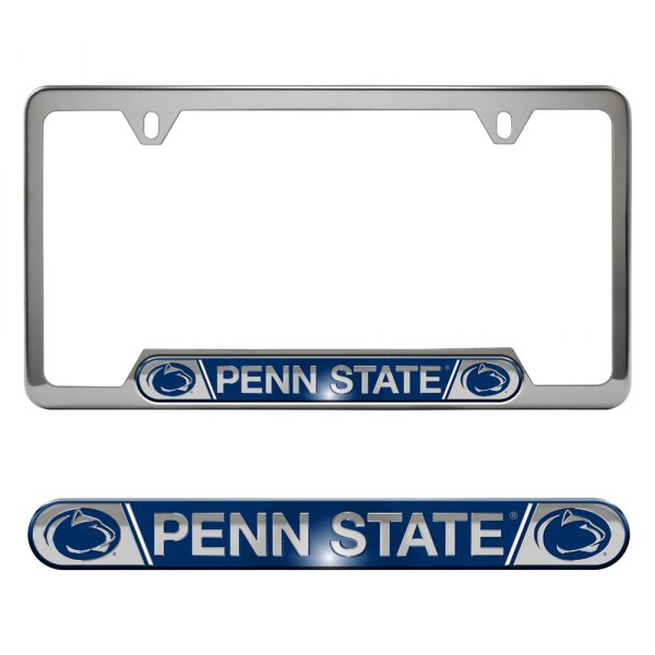 FanMats® - Collegiate Embossed License Plate Frame with Pennsylvania State University