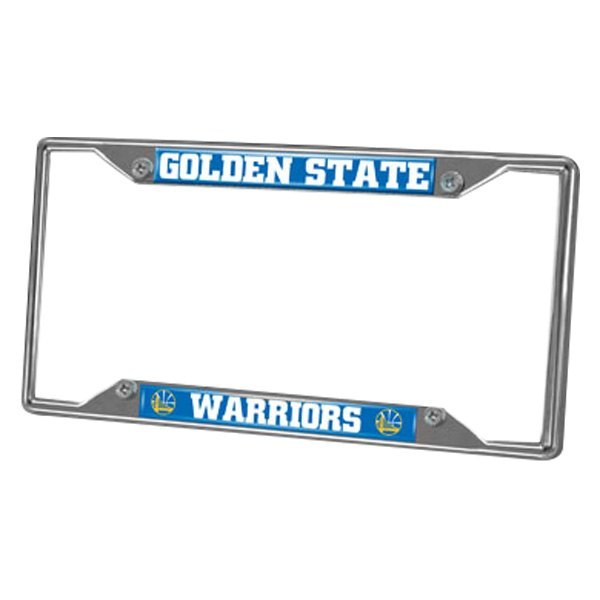 FanMats® - Sport NBA License Plate Frame with Golden State Warriors Logo