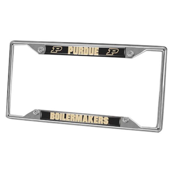 FanMats® - Collegiate License Plate Frame with Purdue University Logo