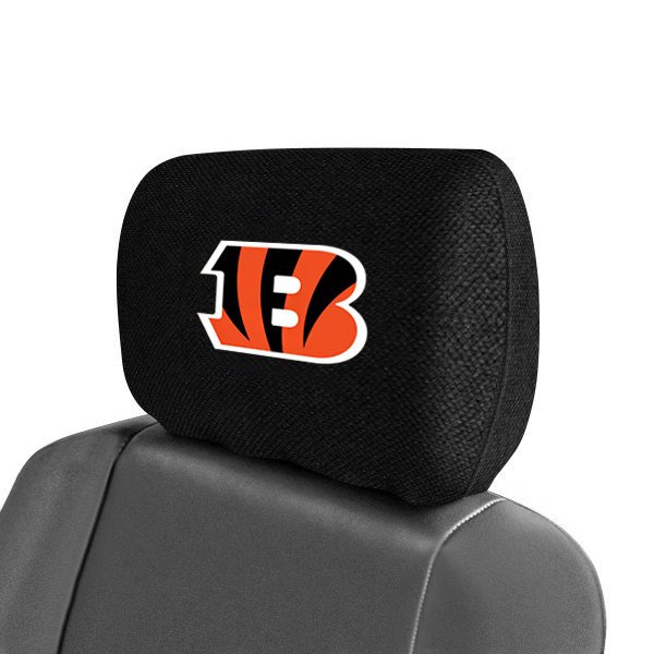  FanMats® - Headrest Covers with Embroidered Cincinnati Bengals Logo