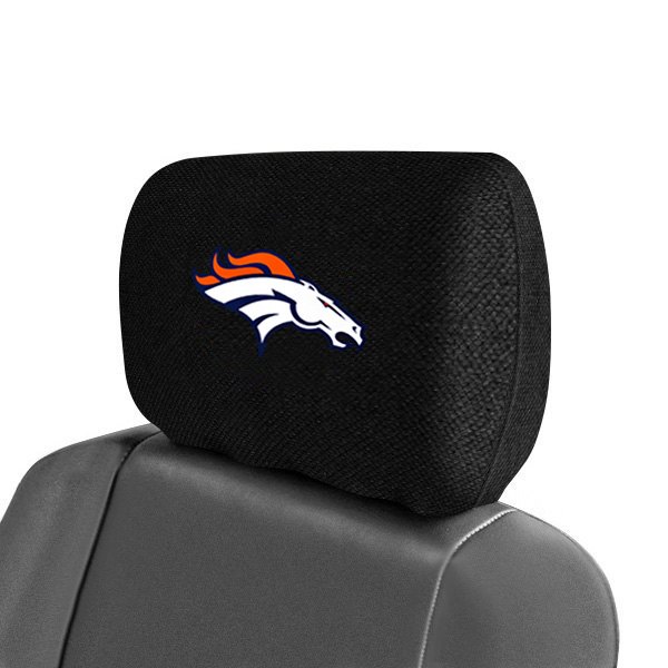  FanMats® - Headrest Covers with Embroidered Denver Broncos Logo