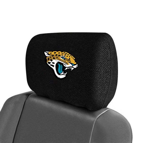  FanMats® - Headrest Covers with Embroidered Jacksonville Jaguars Logo