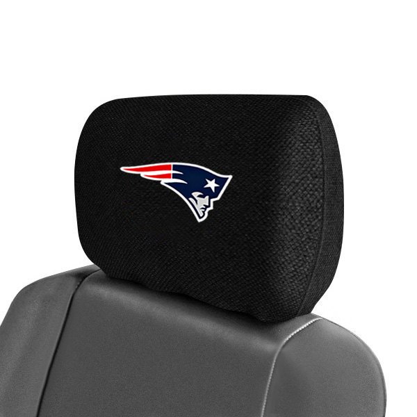  FanMats® - Headrest Covers with Embroidered New England Patriots Logo