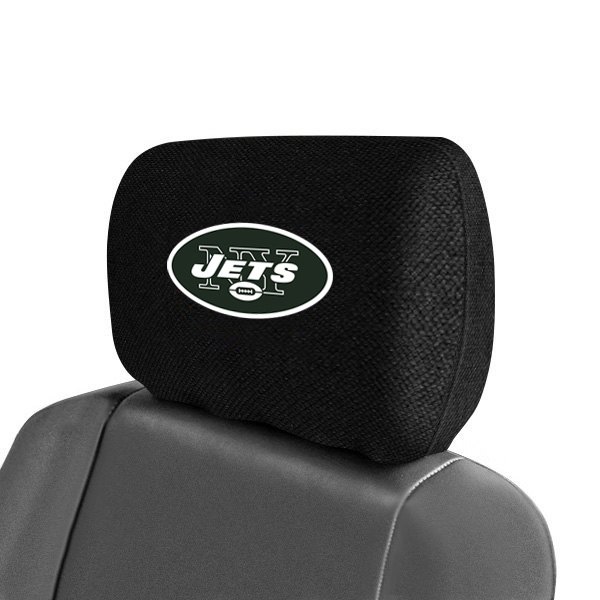  FanMats® - Headrest Covers with Embroidered New York Jets Logo
