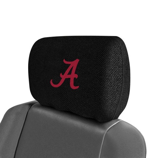  FanMats® - Headrest Covers with Embroidered University of Alabama - Secondary Logo