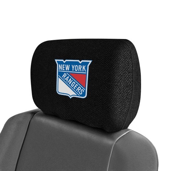  FanMats® - Headrest Covers with Embroidered New York Rangers Logo