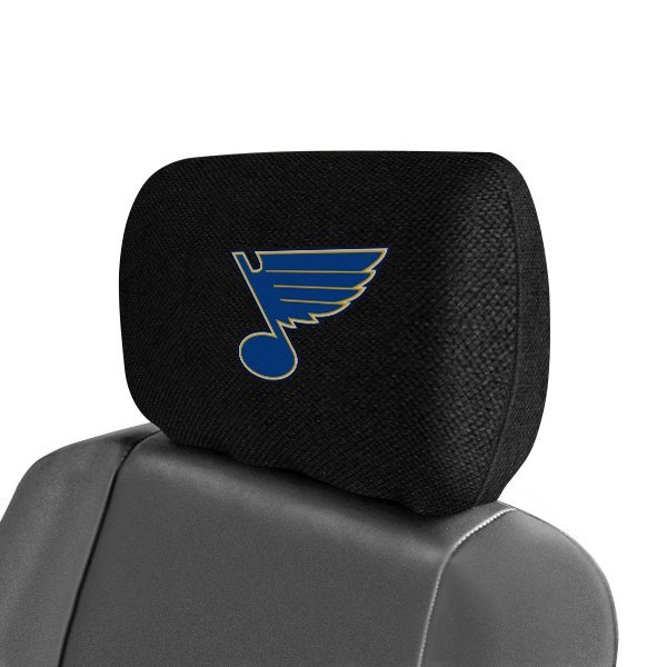  FanMats® - Headrest Covers with Embroidered St Louis Blues Logo