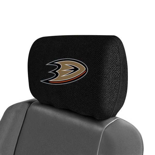  FanMats® - Headrest Covers with Embroidered Anaheim Ducks Logo