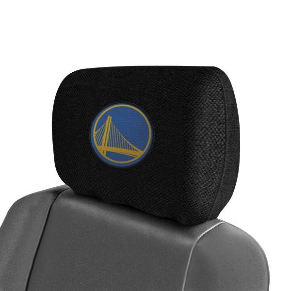  FanMats® - Headrest Covers with Embroidered Golden State Warriors Logo