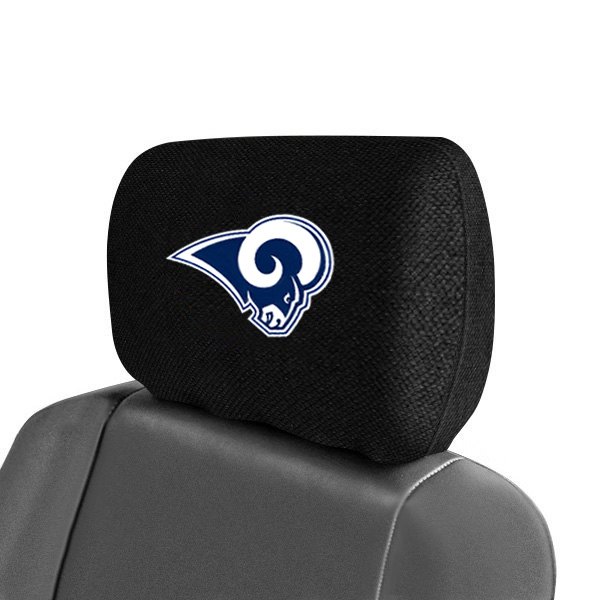  FanMats® - Headrest Covers with Embroidered Los Angeles Rams Logo