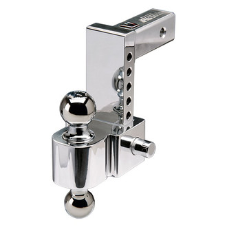 Fastway® - Class 4 FLASH™ E Series Adjustable 6" Drop / 7" Rise Dual Ball Mount for 2" Receivers