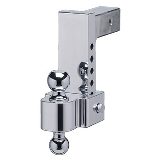 Fastway® - E-Series HD™ 8" Drop / 9" Rise Dual Ball Mount for 2-1/2" Receivers