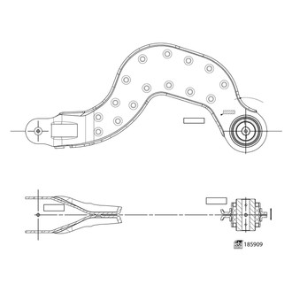 Febi® - Rear Upper Control Arm