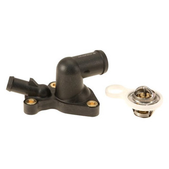 Febi® - Engine Coolant Thermostat Housing Cover with Thermostat