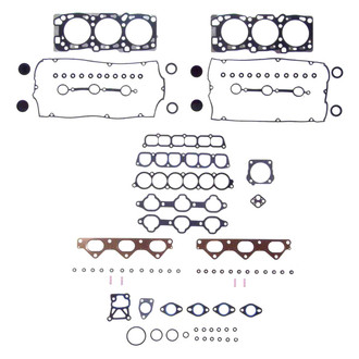 Fel-Pro® - Cylinder Head Gasket Set with PermaDry Molded Rubber Valve Cover Gasket