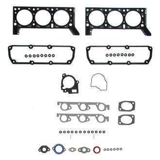 Fel-Pro® - Cylinder Head Gasket Set with PermaDry Molded Rubber Valve Cover Gasket