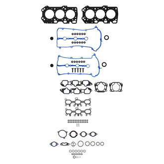 Fel-Pro® - Cylinder Head Gasket Set without Head Bolts & Exhaust Pipe Flange Gasket