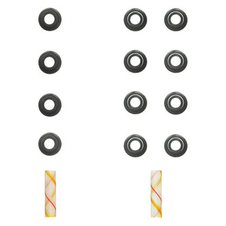Fel-Pro® - Premium High-Temperature Rubber Intake/Exhaust Valve Stem Oil Seal Set
