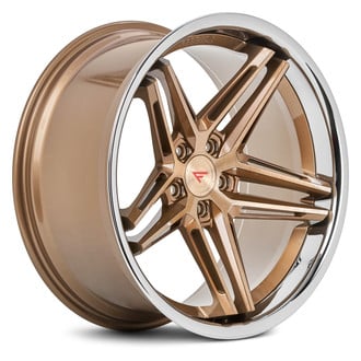 FERRADA® - CM1 Brushed Cobre with Chrome Lip
