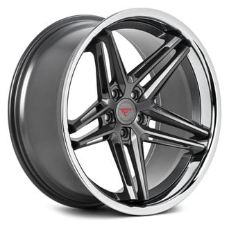 FERRADA® - CM1 Matte Graphite with Chrome Lip