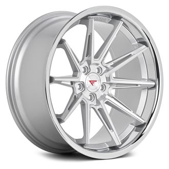 FERRADA® - CM2 Machined Silver with Chrome Lip