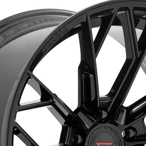 FERRADA® FORGE-8 FR11 Wheels - Obsidian Black Rims - FR11201055114OB25