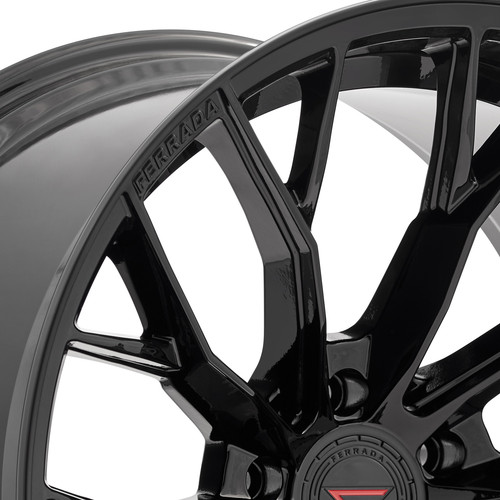 FERRADA® FORGE-8 FR9 Wheels - Obsidian Black Rims - FR922125112OB25