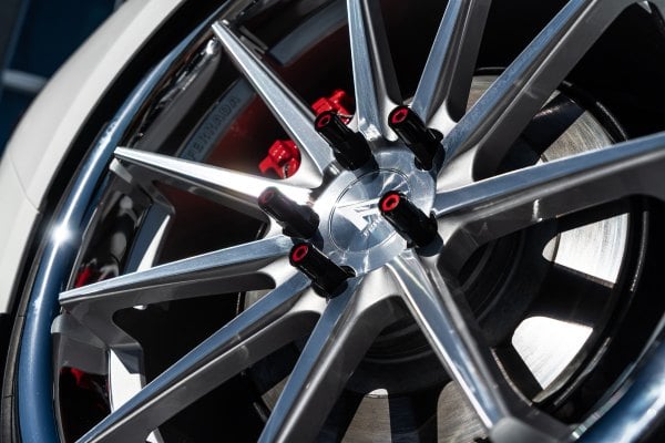 FERRADA® FR4 Wheels - Machined Silver Rims