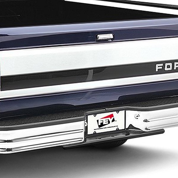 Fey® - Universal Series Surestep Deluxe Full Width Rear OE Style Chrome Bumper
