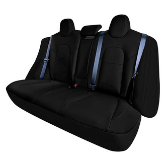 FH Group® - Faux Leather 2nd Row Black Custom Seat Covers