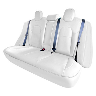 FH Group® - Faux Leather 2nd Row White Custom Seat Covers