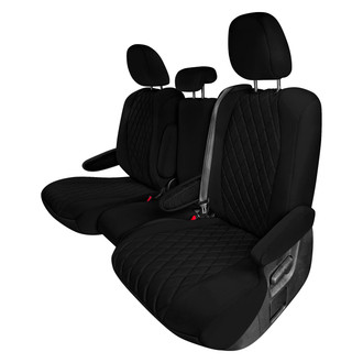FH Group® - Neoprene 2nd Row Black Custom Seat Covers