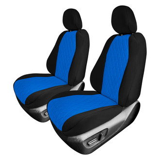 FH Group® - Neoprene 1st Row Black & Blue Custom Seat Covers