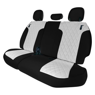FH Group® - Neoprene 3rd Row Black & Gray Custom Seat Covers