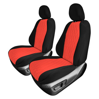 FH Group® - Neoprene 1st Row Black & Red Custom Seat Covers