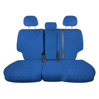 FH Group® - Neoprene 2nd Row Blue Custom Seat Covers