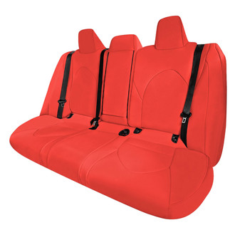 FH Group® - Faux Leather 2nd Row Red Custom Seat Covers