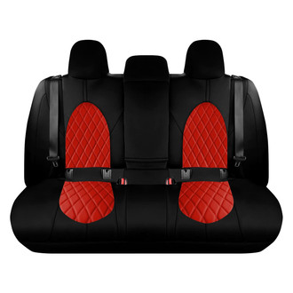 FH Group® - Neoprene 2nd Row Black & Red Custom Seat Covers