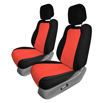 FH Group® - Neoprene 1st Row Black & Red Custom Seat Covers