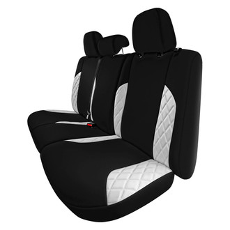 FH Group® - Neoprene 2nd Row Black & Gray Custom Seat Covers