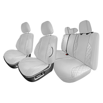 FH Group® - Neoprene 1st and 2nd Row Gray Custom Seat Covers