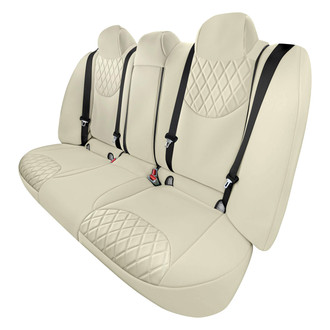FH Group® - Neoprene 2nd Row Beige Custom Seat Covers