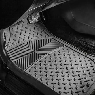 FH Group® - ClimaProof™ 1st & 2nd Row Gray Vinyl Floor Mat Set