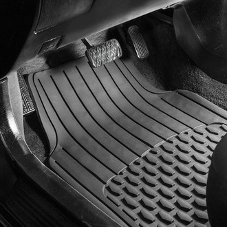 FH Group® - ClimaProof™ 1st & 2nd Row Gray Vinyl Floor Mat Set