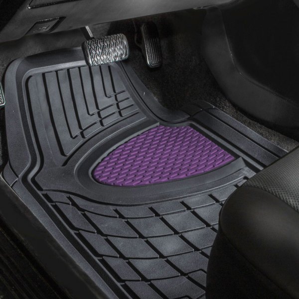  FH Group® - Premium Purple Floor Mat Set