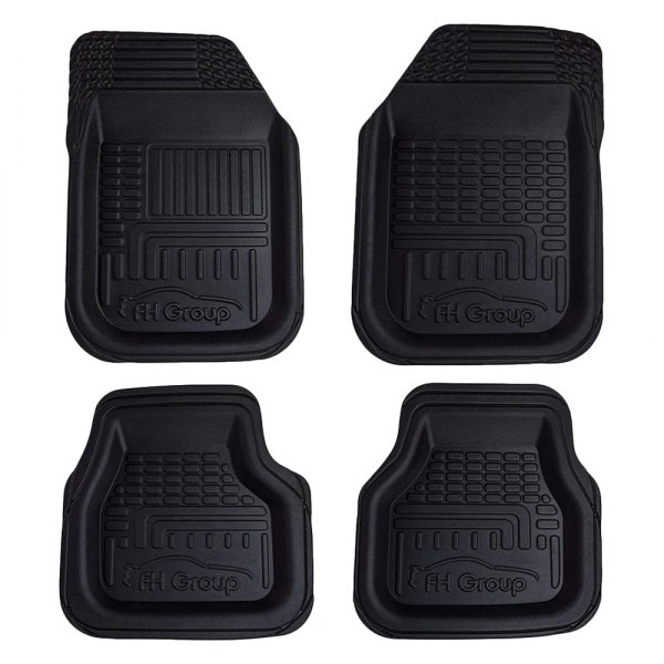 FH Group® - Trimmable ClimaProof™ Black Floor Mat Set