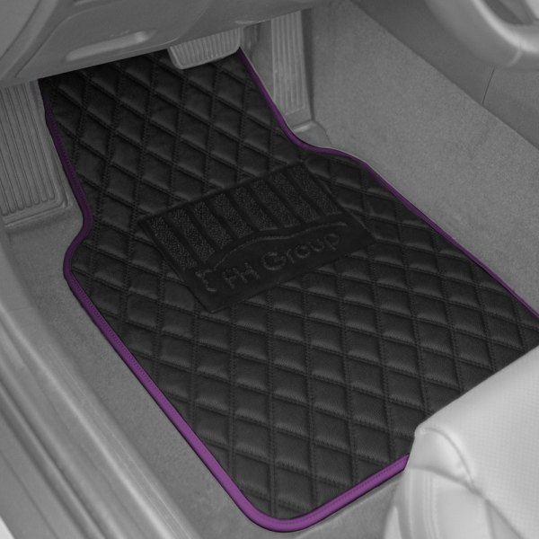  FH Group® - Deluxe Purple Floor Mat Set