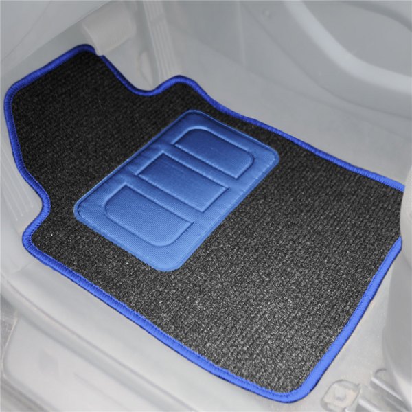  FH Group® - Ribbed Blue Floor Mat Set