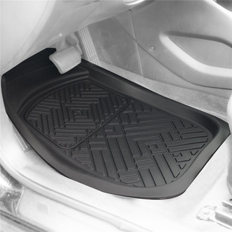 FH Group® - ClimaProof™ Heavy Duty 1st & 2nd Row Black Rubber Floor Mat Set