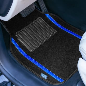 FH Group® - Galaxy13 1st & 2nd Row Blue Carpet Floor Mat Set